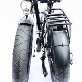 E-Go Bike Max+ PRO Folding Fat Tyre (off road) Electric Bike Black/Silver/Khaki Green - Easy E Rider