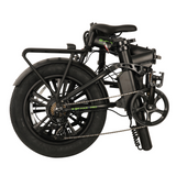 E-Go Bike Max+ PRO Folding Fat Tyre (off road) Electric Bike Black/Silver/Khaki Green - Easy E Rider