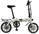 Eelo 1885 Explorer Folding Electric Bike Black/White - Easy E Rider