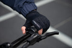 Cycling gloves for use with folding electric bikes