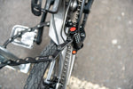 Folding bike lock for use with folding electric bikes