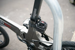 Folding bike lock for use with folding electric bikes