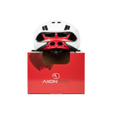 Cycling helmet for use with folding electric bikes