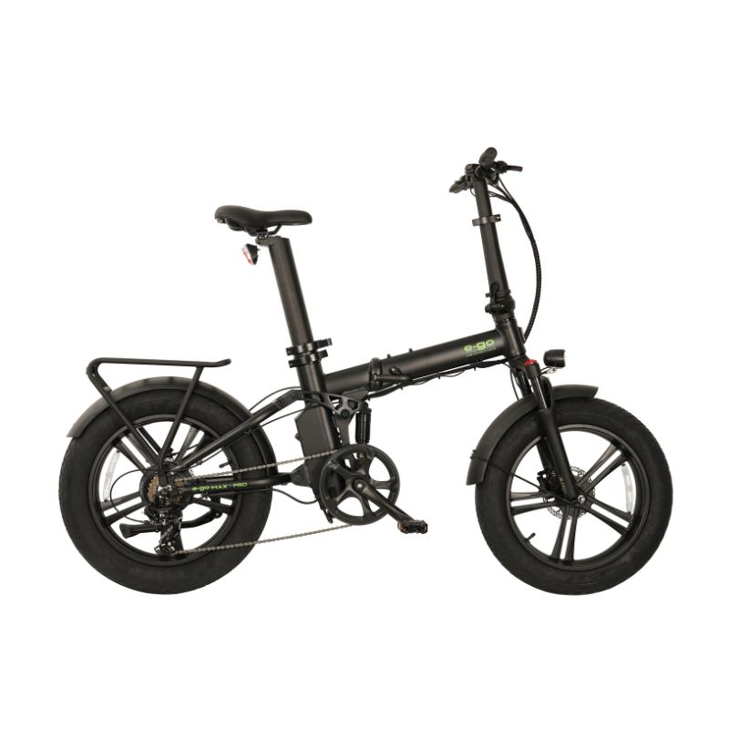 E Go Bike Max PRO Folding Fat Tyre off road Electric Bike Black Silver Khaki Green Easy E Rider